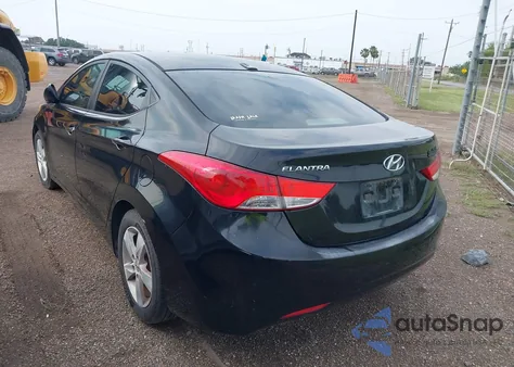 2013 Hyundai Elantra Gls from USA, damaged, VIN KMHDH4AE9DU606788
